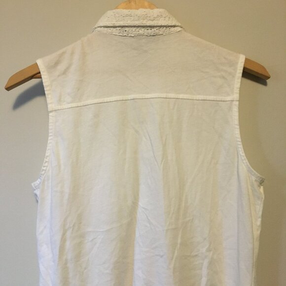 Tommy Hilfiger Preppy Cotton 1/2 Button Up Tank Top - Picture 5 of 14
